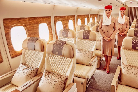 エミレーツ航空プレミアムエコノミークラス イメージ