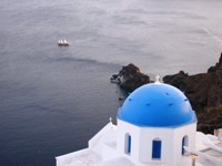 ギリシャ旅行 サントリーニ日帰りクルーズ
