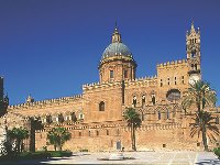 イタリア旅行 【プライベートツアー】専用車で行く パレルモとモンレアーレ午前観光 ~世界遺産パラティーナ礼拝堂とモンレアーレ大聖堂(午前、ガイドなし)