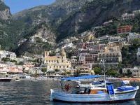 イタリア旅行 アマルフィ海岸から船に乗る!絶景ポジターノとアマルフィ(終日、日本語アシスタント、アマルフィ船、海の見えるレストランでランチ付)