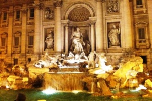 イタリア旅行　ローマ　トレヴィの泉